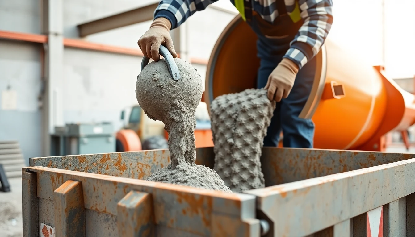 Concrete Dumpster Rental